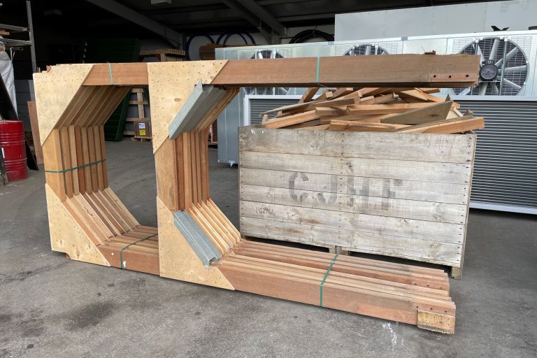 Hardwood Timber Tunnel